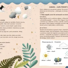 Emocje dziecka są jak pogoda – zmienne. Mapa pogody uczuć pomaga nazwać uczucia, od chaosu do spokoju, ucząc empatii.