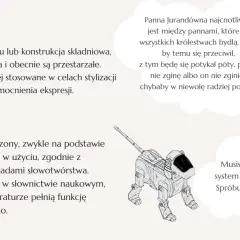 Neologizm – nowy wyraz, jak robot na obrazku, który może stać się częścią języka. Archaizm to coś z przeszłości, jak rycerz.
