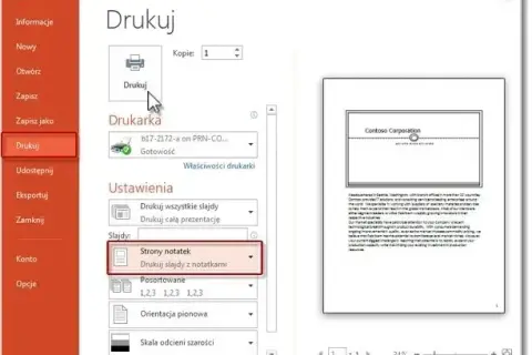 Jak wydrukować prezentację PowerPoint: krok po kroku do perfekcyjnego druku