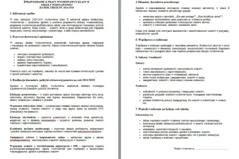 Zajęcia z wychowawcą klasa 6: Kluczowe tematy rozwoju emocjonalnego