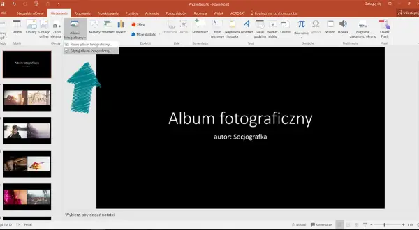 Jak zrobić album fotograficzny w PowerPoint i zachwycić przyjaciół efektami
