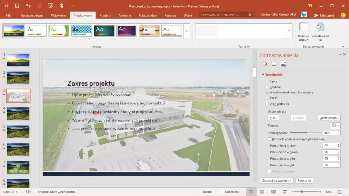 Jak ustawić tło w PowerPoint, by prezentacja zachwycała każdego odbiorcę