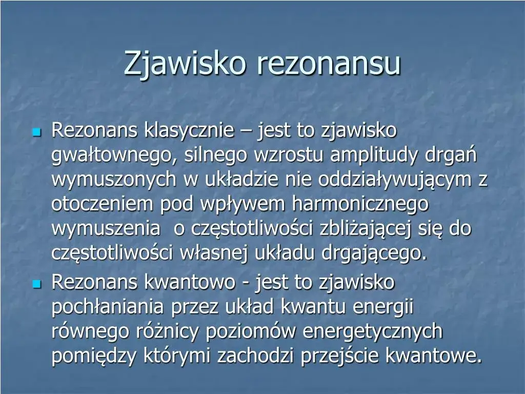 Zdjęcie Kiedy zachodzi zjawisko rezonansu i dlaczego może być niebezpieczne?