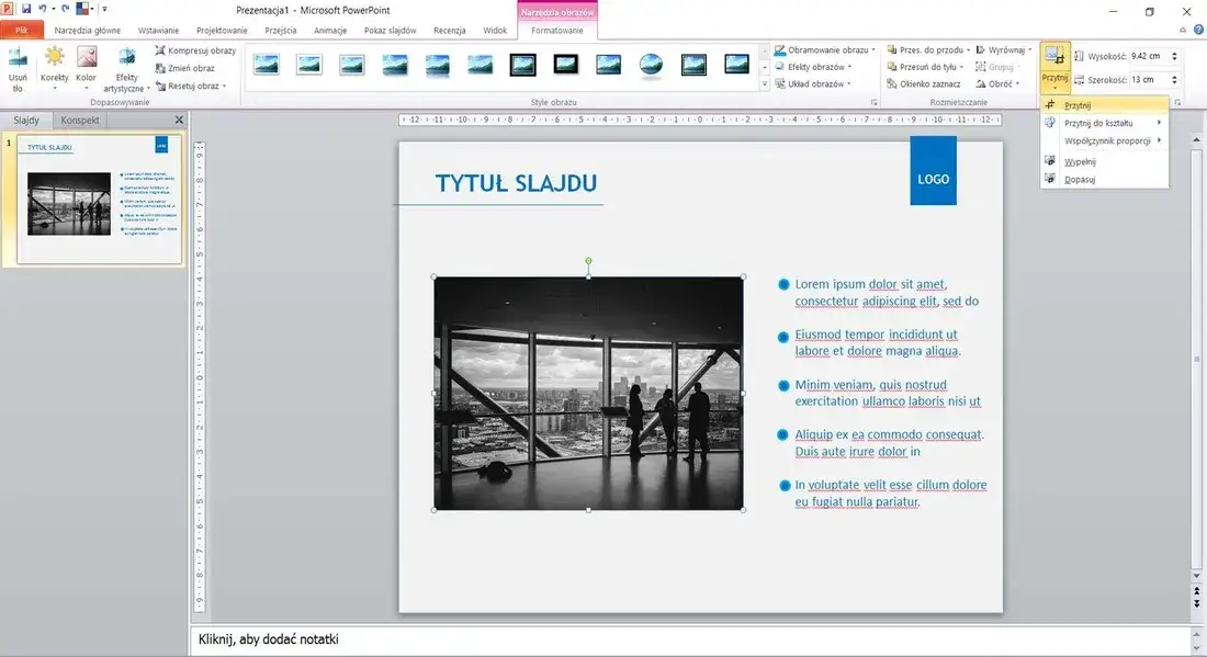 Zdjęcie Jak przyciąć obraz w PowerPoint - proste kroki i praktyczne wskazówki